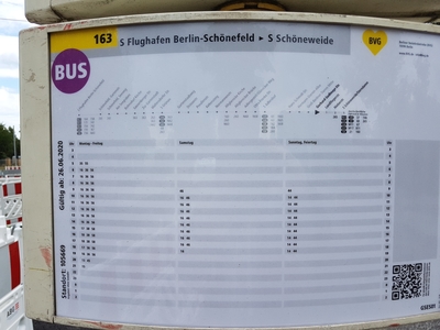 Fahrplan von Gerhard-Sedlmayr-Str. in Richtung S-Bahn Schöneweide
